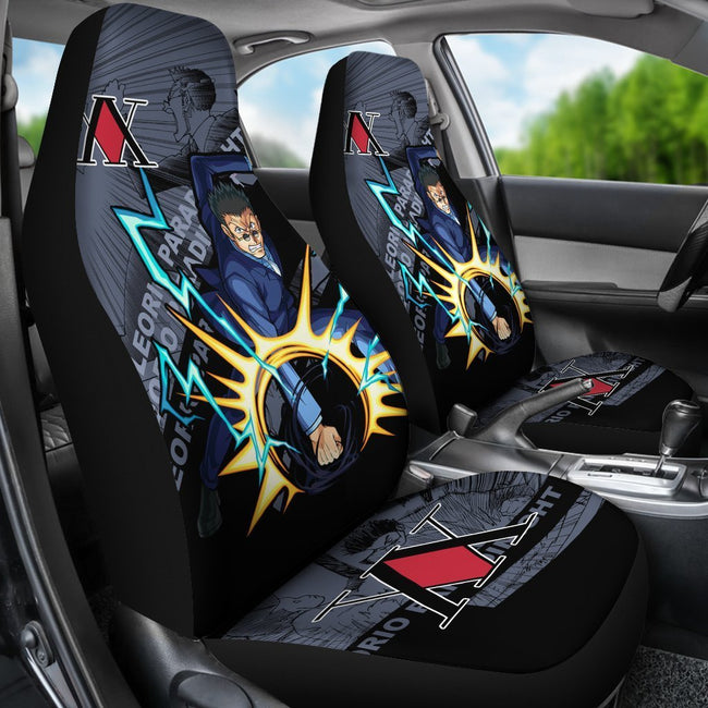 Leorio Paradinight Car Seat Covers Custom Hunter X Hunter Anime Car Accessories-Gear Wanta