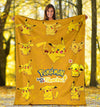 Let's Go Pikachu Fleece Blanket Funny Gift Idea-Gear Wanta