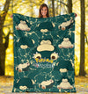 Let's Go Snorlax Fleece Blanket Custom Home Decoration-Gear Wanta