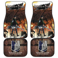 Levi Ackerman Attack On Titan Car Floor Mats Love Anime-Gear Wanta