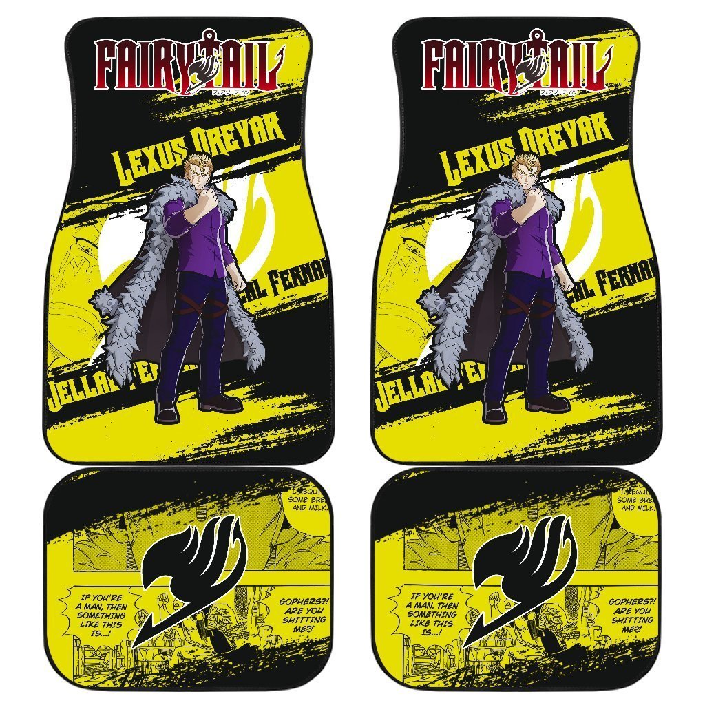 Lexus Dreyar Fairy Tail Car Floor Mats Anime Gift For Best Fan-Gear Wanta