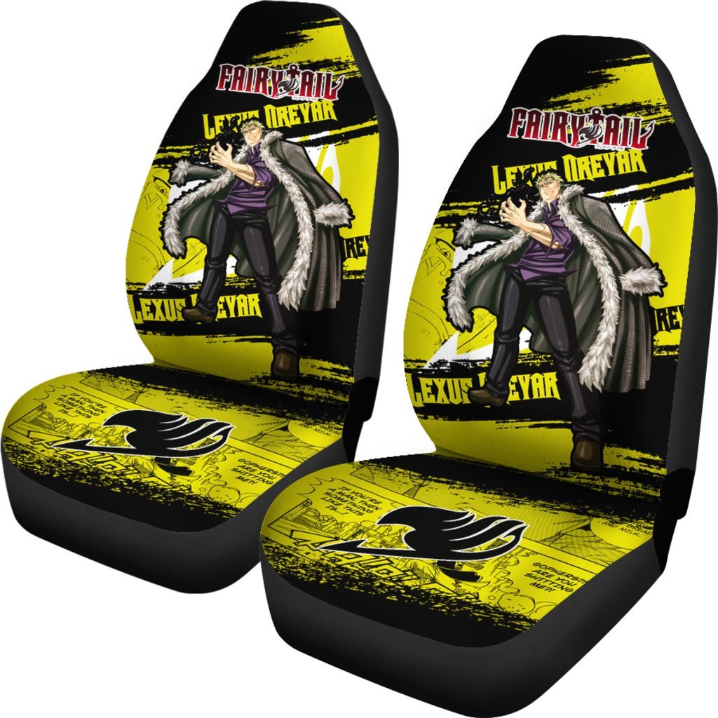 Lexus Dreyar Fairy Tail Car Seat Covers Custom Anime Car Accessories-Gear Wanta