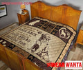 Life Is Better With Golden Retriever Quilt Blanket-Gear Wanta