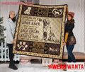 Life Is Better With Golden Retriever Quilt Blanket-Gear Wanta