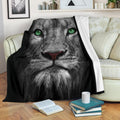 Lion Face Fleece Blanket Amazing Gift Lion Lover-Gear Wanta
