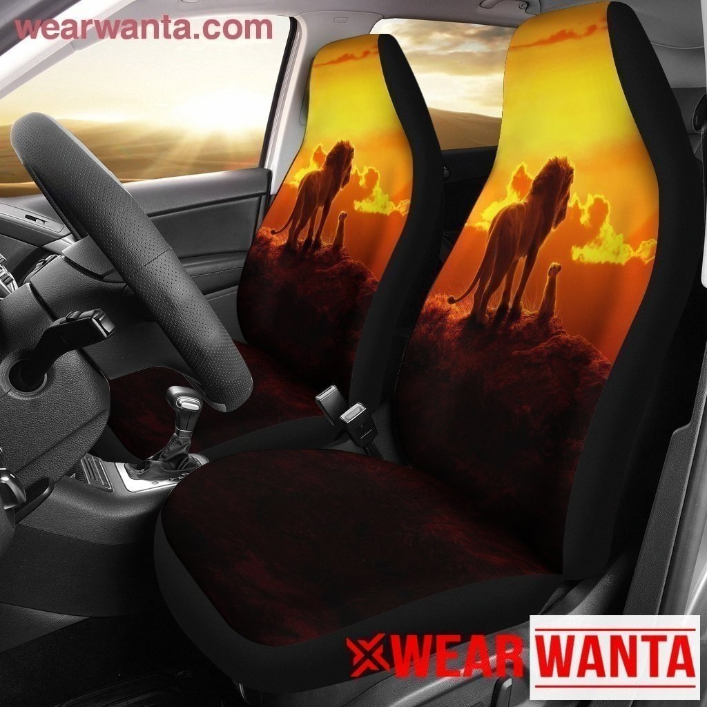 Lion King 2019 Simba & Mufasa Car Seat Covers-Gear Wanta
