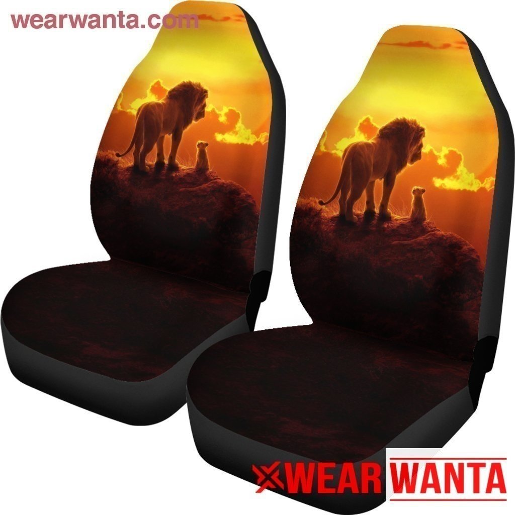Lion King 2019 Simba & Mufasa Car Seat Covers-Gear Wanta
