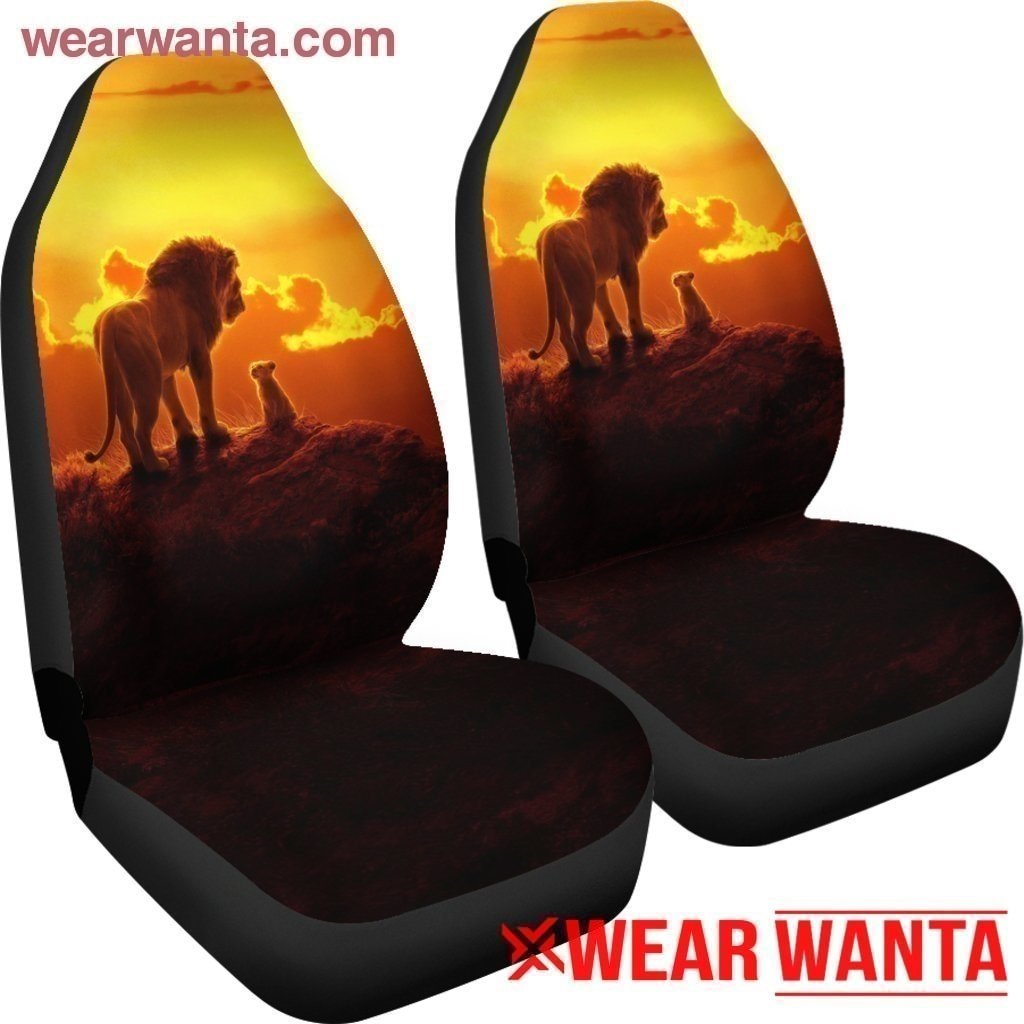 Lion King 2019 Simba & Mufasa Car Seat Covers-Gear Wanta