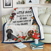 Little Boys Dachshund Fleece Blanket-Gear Wanta