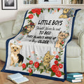 Little Boys Yorkshire Dog Fleece Blanket-Gear Wanta