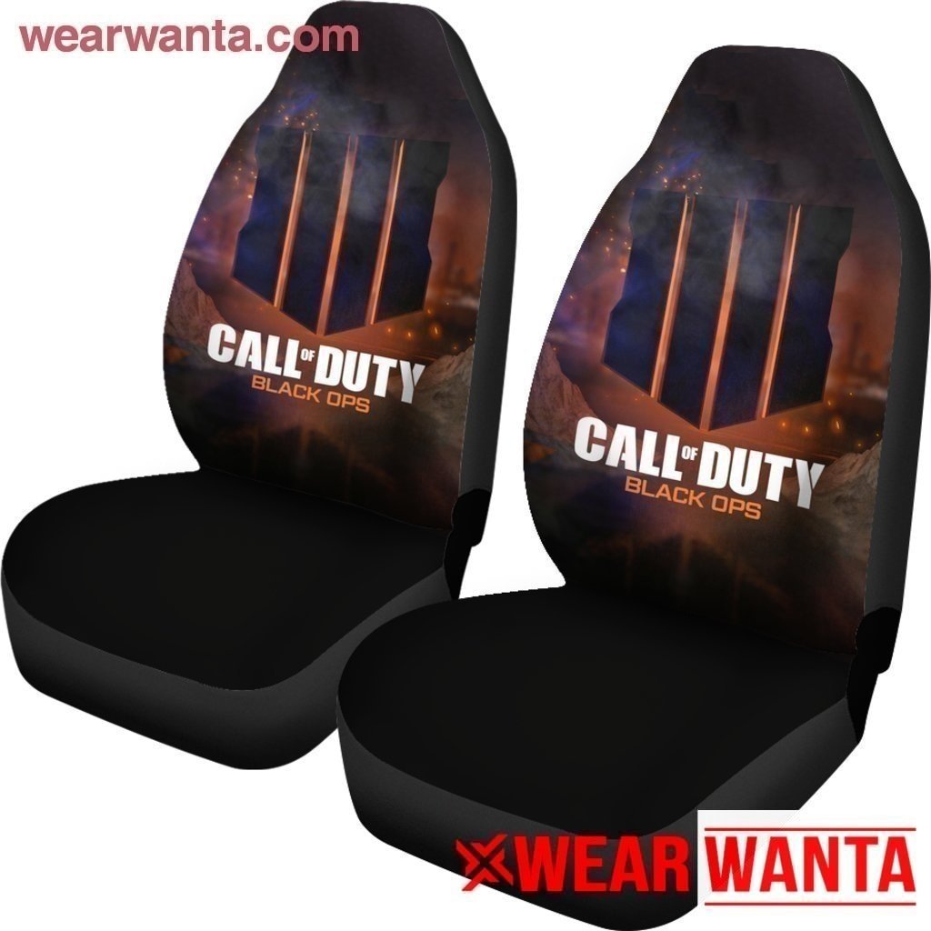 Logo Black Ops Call Of Duty Car Seat Covers-Gear Wanta