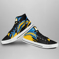 Los Angeles Chargers High Top Shoes Custom For Fans-Gear Wanta