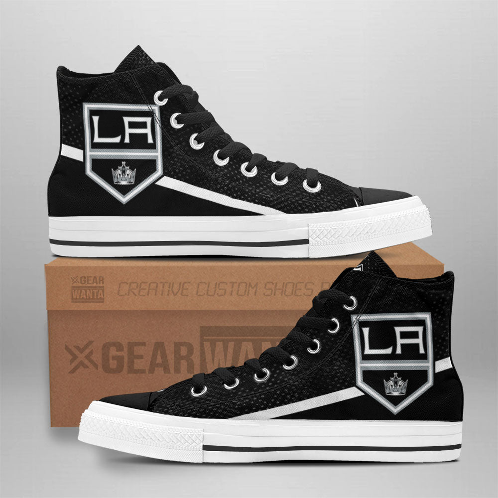 Los Angeles Kings High Top Shoes Custom Sneakers-Gear Wanta