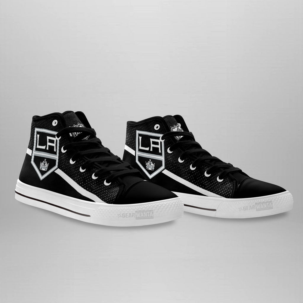Los Angeles Kings High Top Shoes Custom Sneakers-Gear Wanta