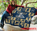 Los Angeles Rams Old Color Quilt Blanket Custom-Gear Wanta