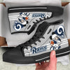 Los Angeles Rams High Top Shoes Custom PT19-Gear Wanta