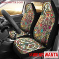 Love Peace Symbol Hippie Car Seat Covers Gift Idea NH09-Gear Wanta