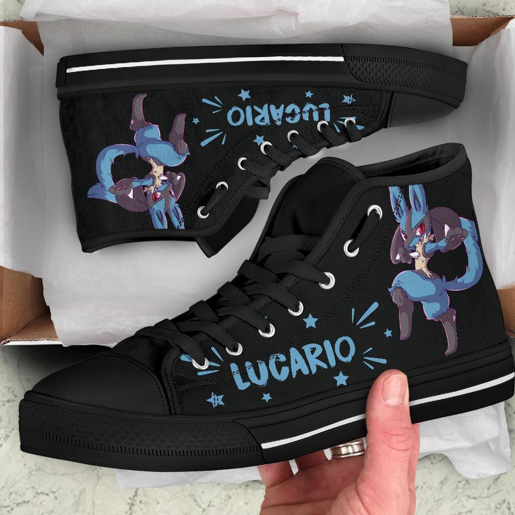 Lucario High Top Shoes Gift Idea-Gear Wanta