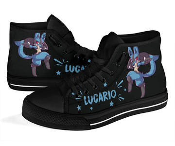 Lucario High Top Shoes Gift Idea-Gear Wanta