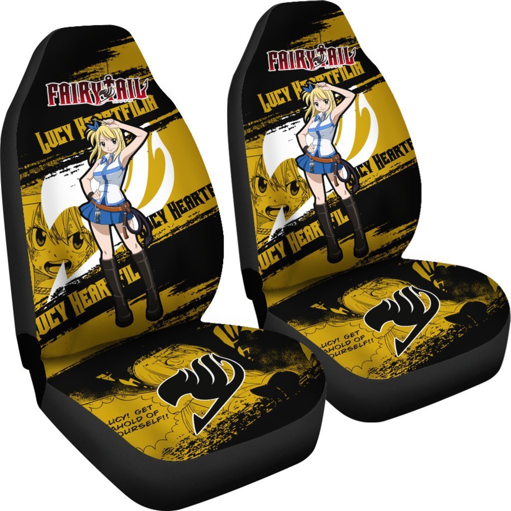 Lucy Heartfilia Fairy Tail Car Seat Covers Gift For Best Fan Anime-Gear Wanta