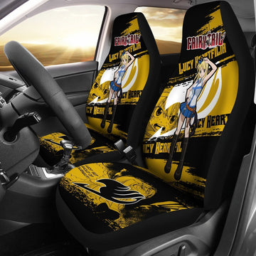 Lucy Heartfilia Fairy Tail Car Seat Covers Gift For Best Fan Anime-Gear Wanta