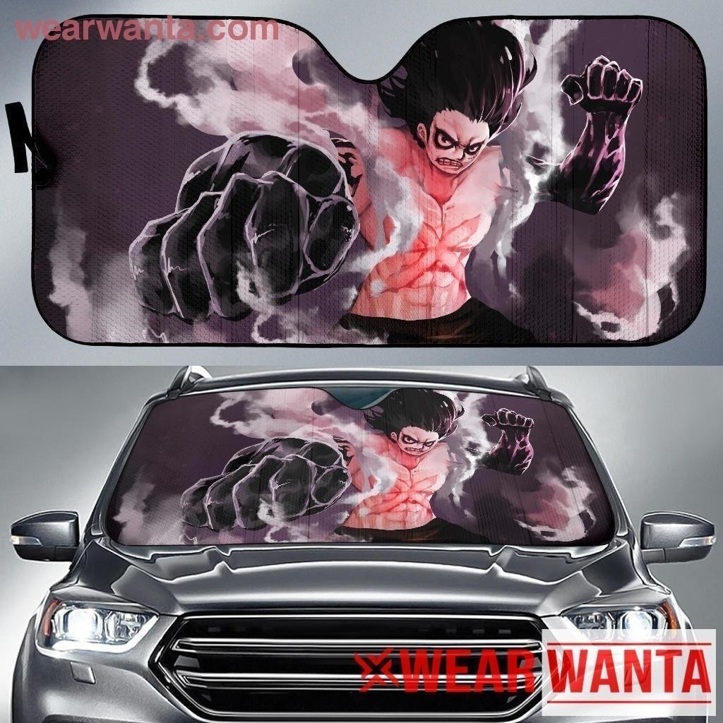 Luffy Gear 4 Snakeman One Piece Anime Car Sun Shade NH06-Gear Wanta