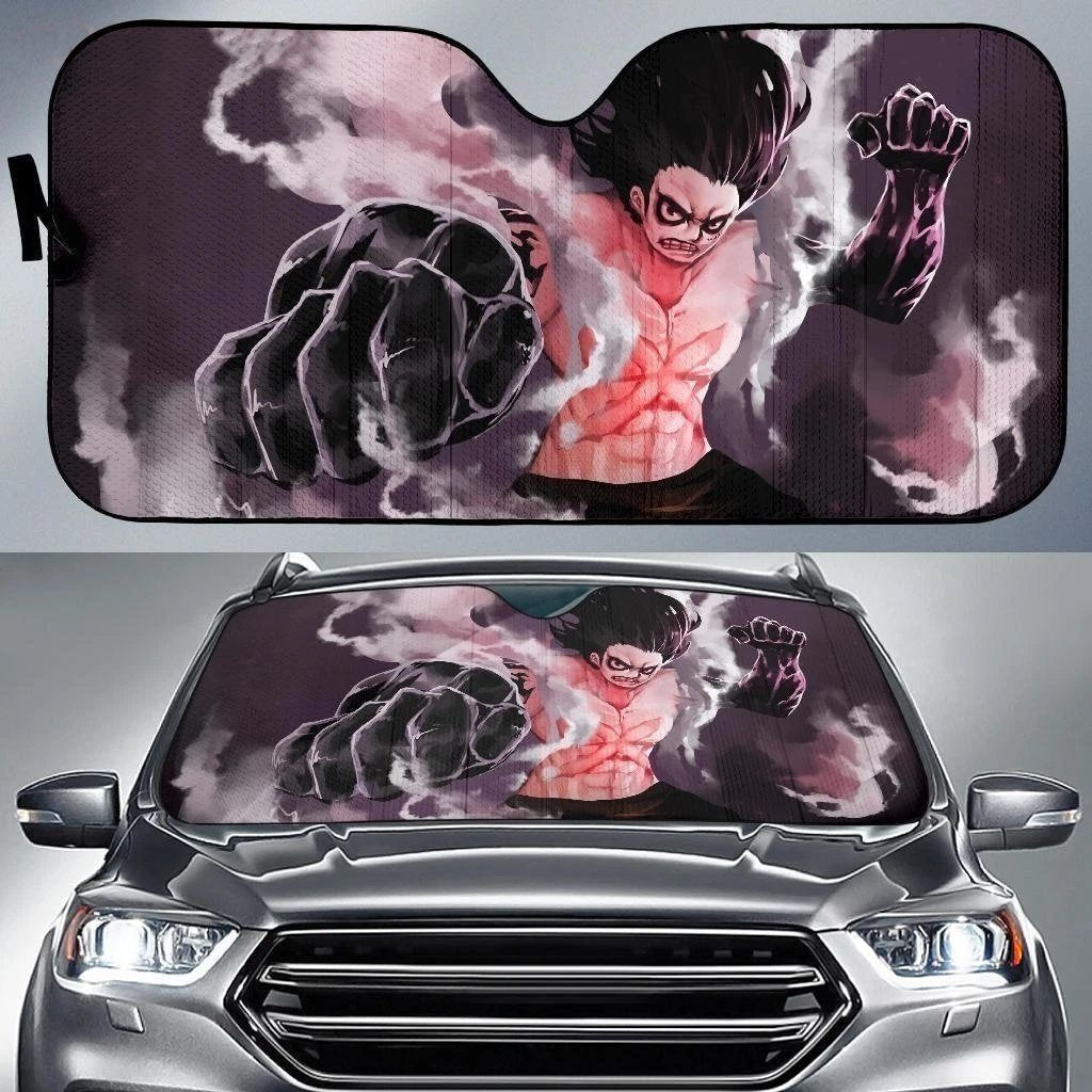 Luffy Gear 4 Snakeman One Piece Anime Car Sun Shade NH06-Gear Wanta