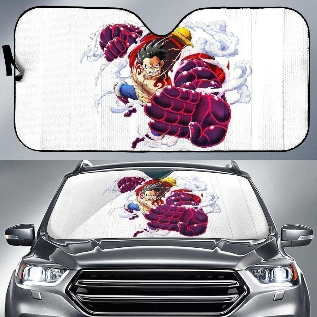 Luffy Snake Man Anime Car Sun Shade NH07-Gear Wanta