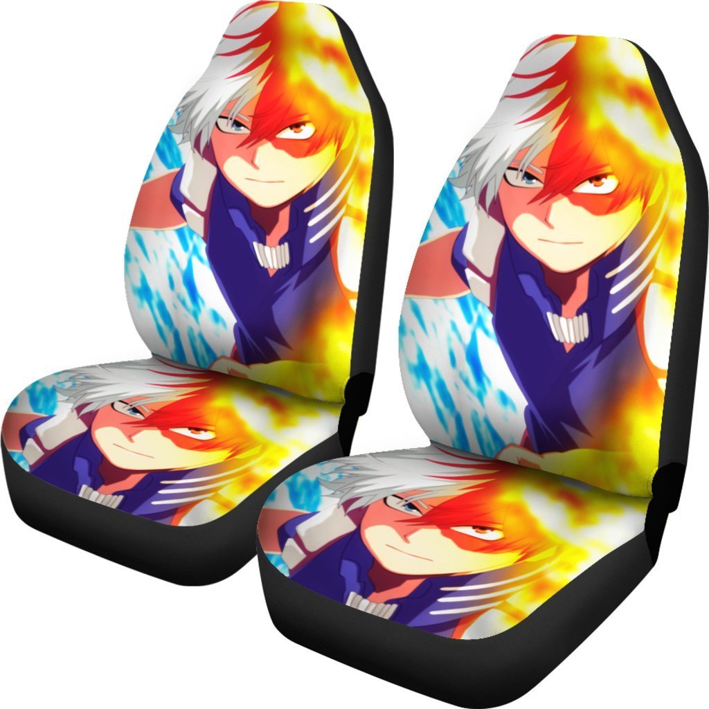 MHA Shoto Todoroki Car Seat Covers My Hero Academia Car Decor-Gear Wanta