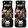 MSBY Black Jackal Haikyuu!! Uniform Style Car Floor Mats Gift Anime-Gear Wanta
