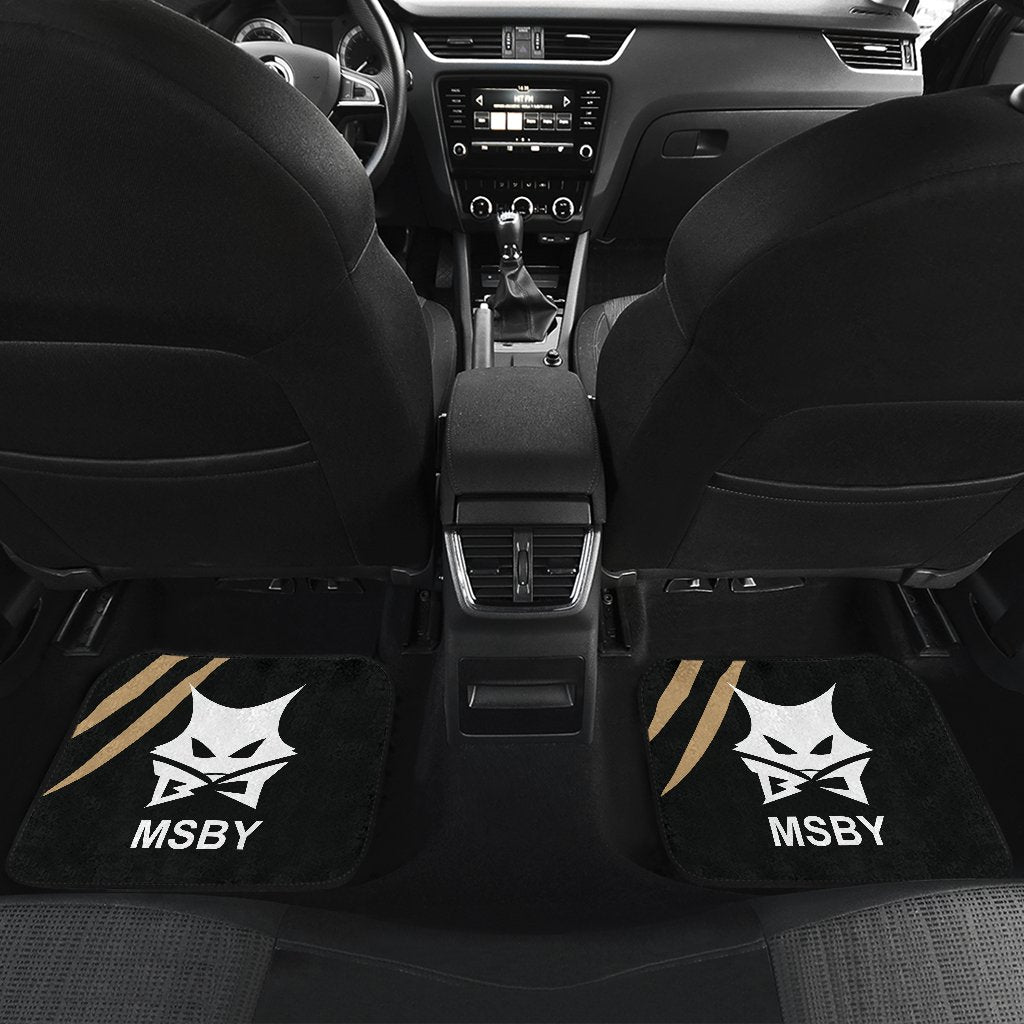 MSBY Black Jackal Haikyuu!! Uniform Style Car Floor Mats Gift Like Anime-Gear Wanta