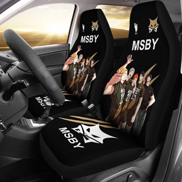 MSBY Haikyuu Car Seat Covers Anime Custom Team VP10-Gear Wanta