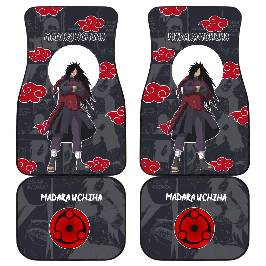 Madara Uchiha NRT Akatsuki Members Car Floor Mats Love Anime-Gear Wanta