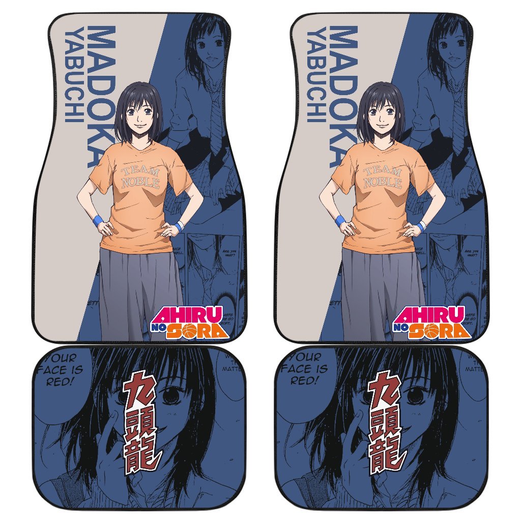 Madoka Yabuchi Characters Ahiru No Sora Car Floor Mats Anime-Gear Wanta