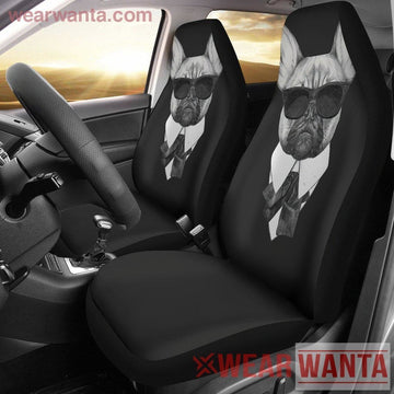 Mafia French Bulldog Car Seat Covers-Gear Wanta