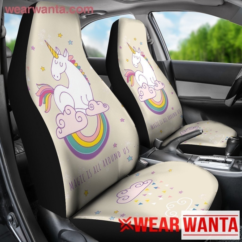 Magic Is All Around Us Unicorn Car Seat Covers LT03-Gear Wanta