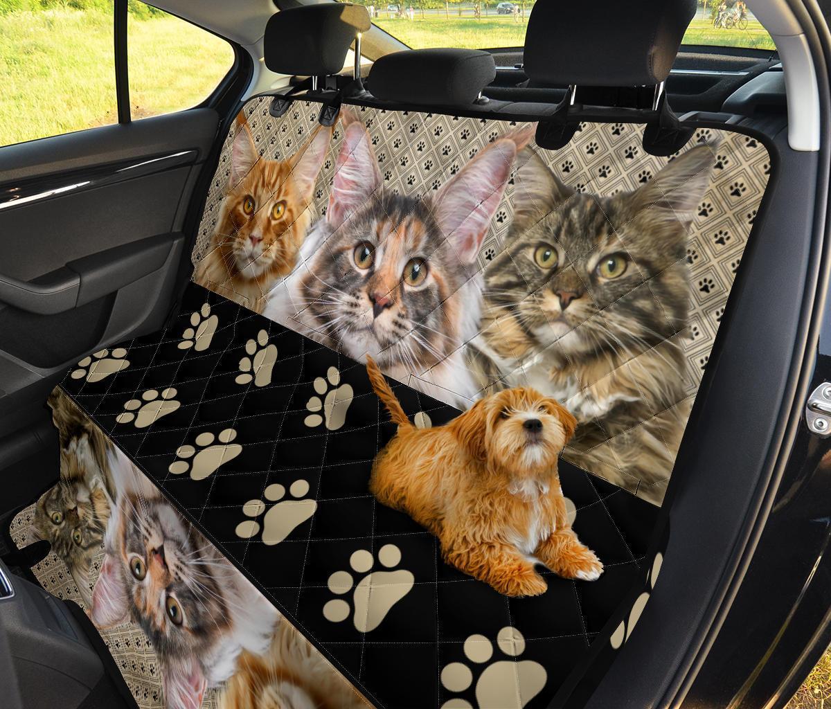 Maine Coon Cat Pet Seat Cover For Car Cat Lover-Gear Wanta