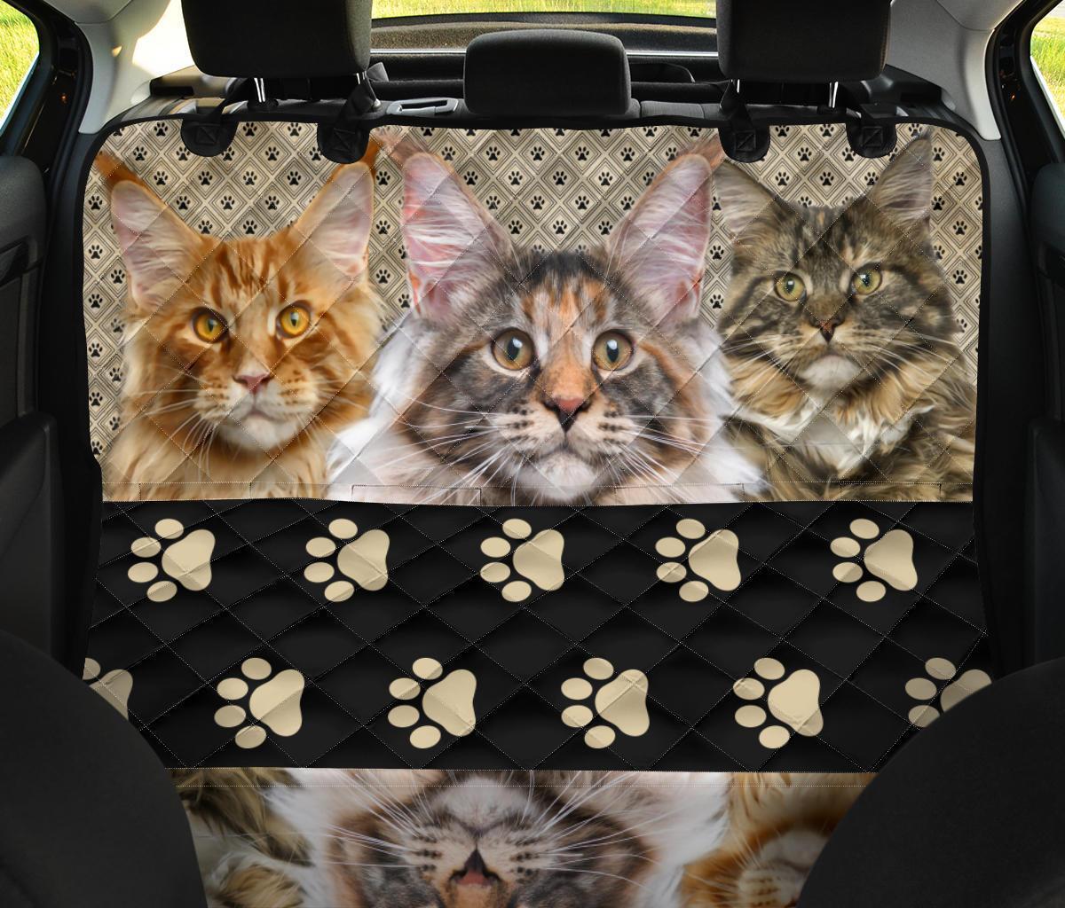 Maine Coon Cat Pet Seat Cover For Car Cat Lover-Gear Wanta