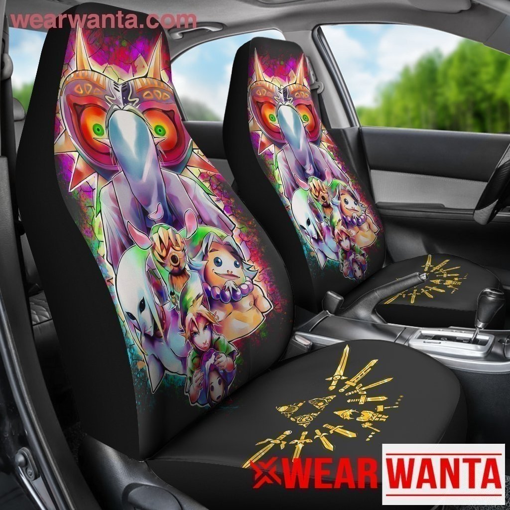 Majora The Legend Of Zelda Car Seat Covers Custom Car Decoration-Gear Wanta