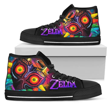 Majora's Sneakers Legend Of Zelda High Top Shoes-Gear Wanta