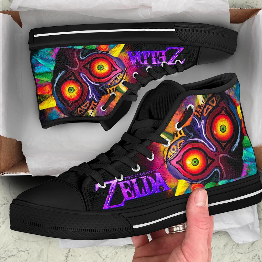 Majora's Sneakers Legend Of Zelda High Top Shoes-Gear Wanta