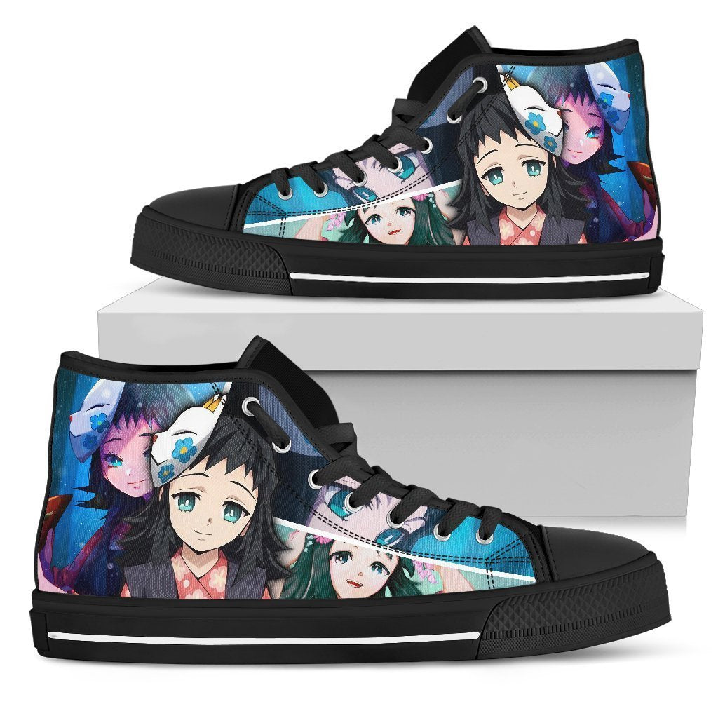 Makomo Sneakers Demon Slayer High Top Shoes Anime Fan MN19-Gear Wanta