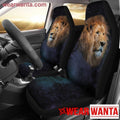 Male Lion Car Seat Covers Custom Car Decoration Accessories-Gear Wanta