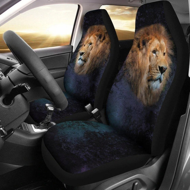 Male Lion Car Seat Covers Custom Car Decoration Accessories-Gear Wanta