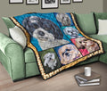 Maltese Shih Tzu Dog Quilt Blanket Funny Mixed Dog Breed-Gear Wanta