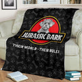 Maltipoo Jurassic Bark Fleece Blanket Funny Mixed Breed Dog-Gear Wanta