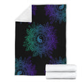 Mandala Yin and Yang Fleece Blanket For Yoga Lover-Gear Wanta