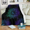 Mandala Yin and Yang Fleece Blanket For Yoga Lover-Gear Wanta