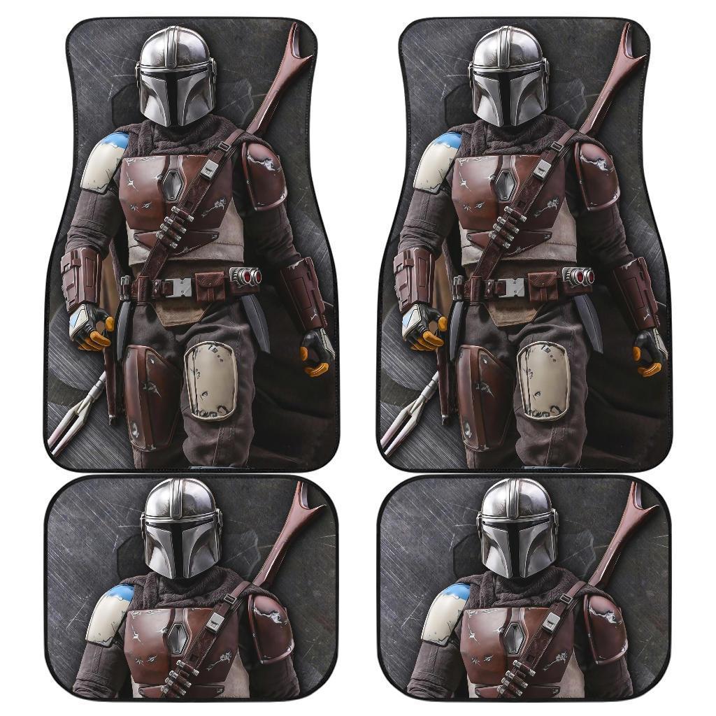 Mandalorian Warrior Car Floor Mats Car Decor Idea-Gear Wanta