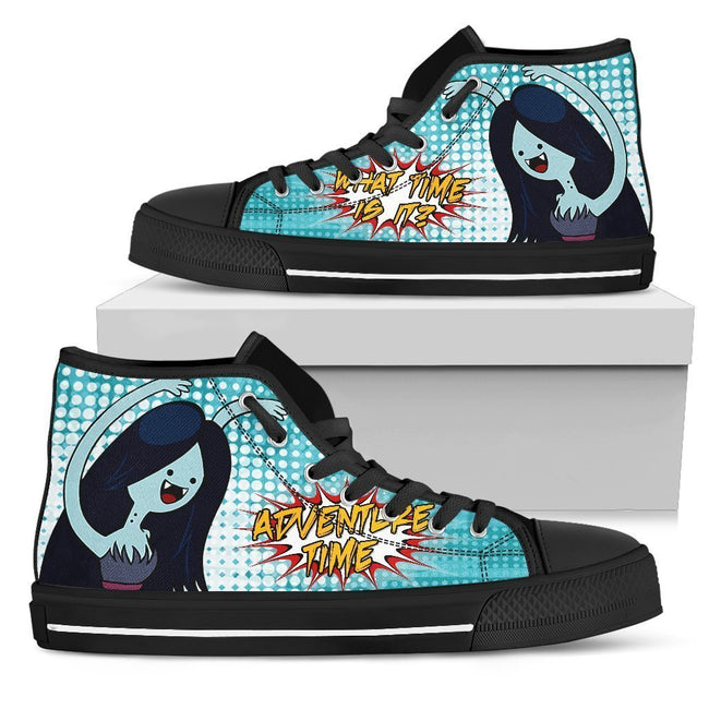 Marceline The Vampire Queen Sneakers Adventure Time High Top Shoes-Gear Wanta